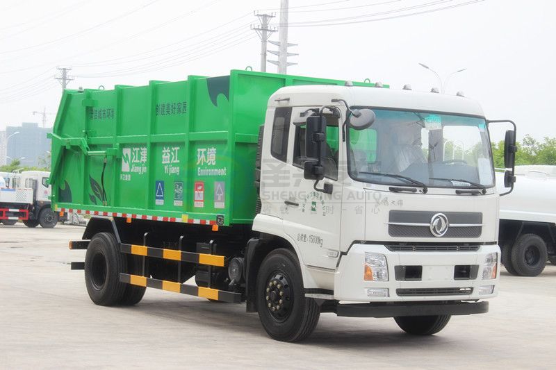 東風(fēng)天錦對(duì)接式垃圾車(chē)-徐工