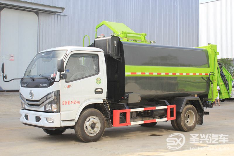 國六-東風(fēng)多利卡側(cè)裝壓縮式垃圾轉(zhuǎn)運(yùn)車