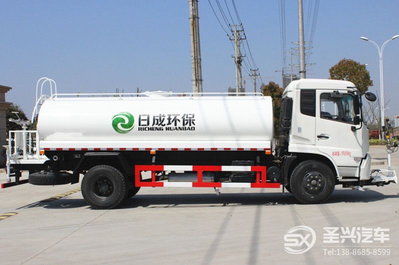 東風(fēng)天錦12方環(huán)衛(wèi)灑水車(chē)-自動(dòng)水炮