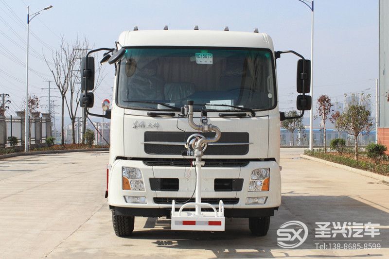 東風(fēng)天錦12方環(huán)衛(wèi)灑水車(chē)-自動(dòng)水炮