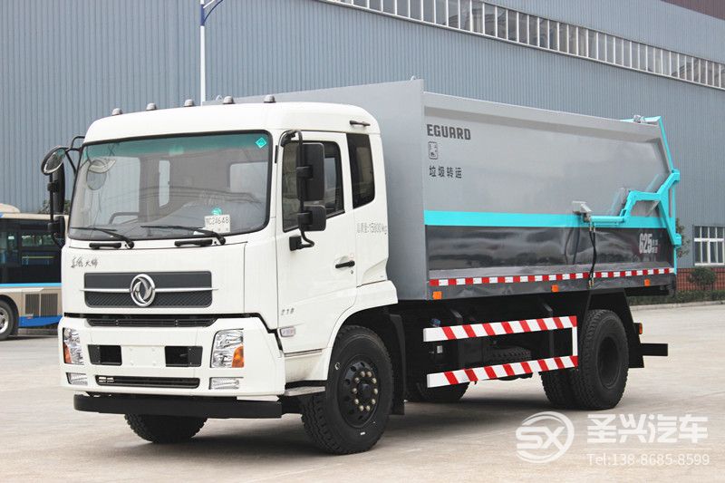 東風(fēng)天錦對接式壓縮垃圾轉(zhuǎn)運(yùn)車