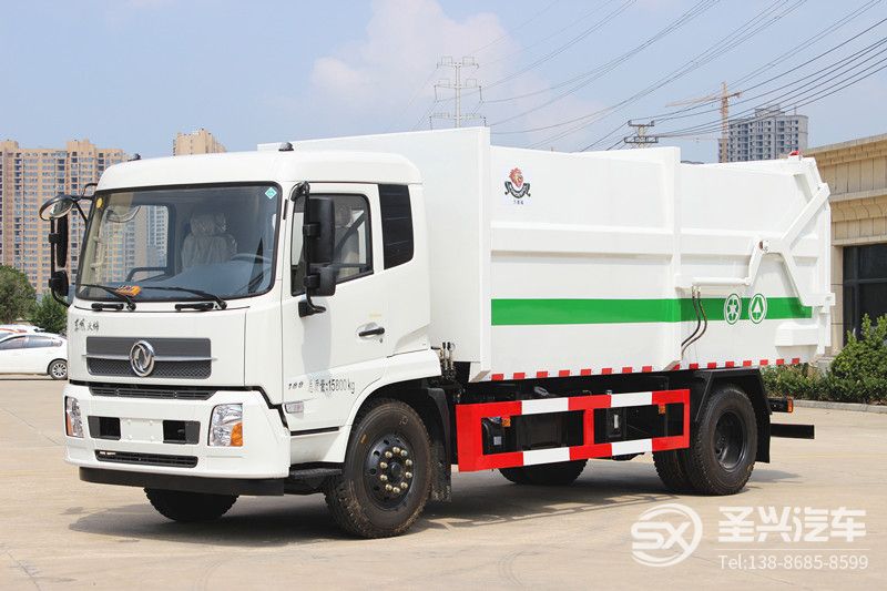 東風(fēng)天錦對接式壓縮垃圾轉(zhuǎn)運(yùn)車  