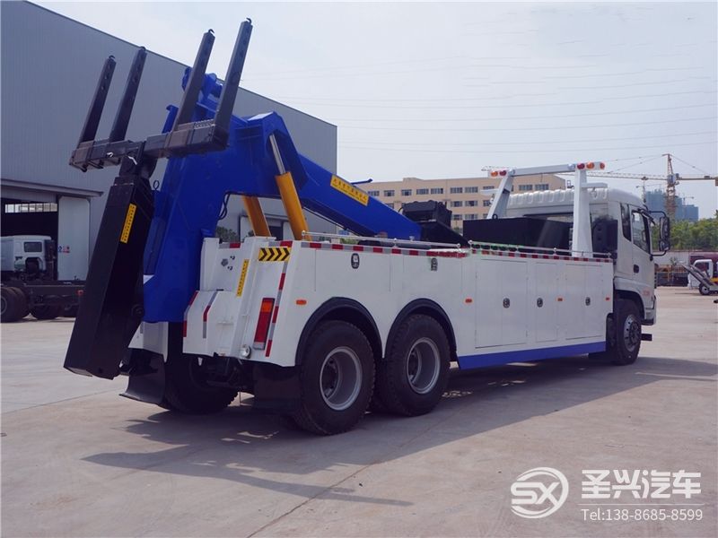東風(fēng)專底D913后雙橋拖吊聯(lián)體清障車(chē)