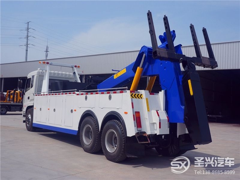 東風(fēng)專底D913后雙橋拖吊聯(lián)體清障車(chē)