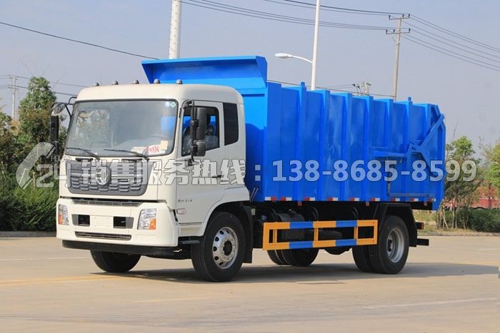 國六東風(fēng)天錦對接式垃圾轉(zhuǎn)運(yùn)車