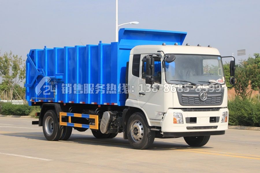 國六東風天錦對接式垃圾轉(zhuǎn)運車