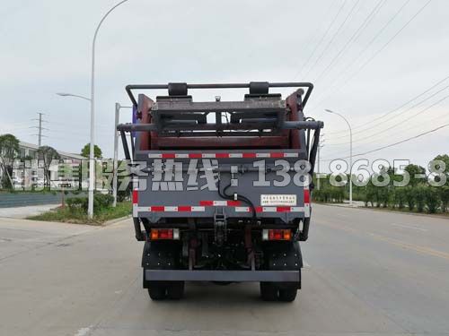 慶鈴五十鈴后翻桶無(wú)泄漏壓縮垃圾車
