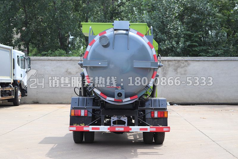國六-江鈴順達(dá)罐式餐廚垃圾車4方
