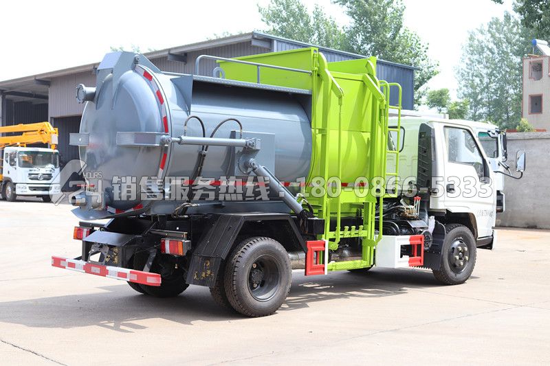 國六-江鈴順達(dá)罐式餐廚垃圾車4方